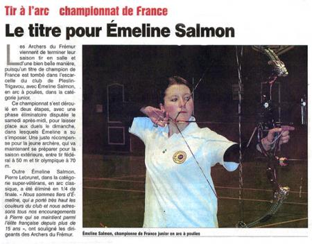 L'ambrassadrice de charme de Pleslin-Trigavou...