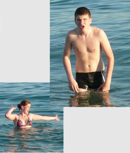 Bains de mer pour l'ETR