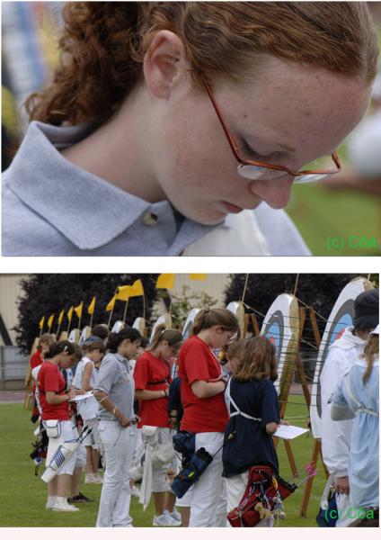 Tirs par �quipe chez les minimes filles