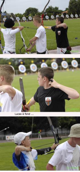 Lucas  et  Killian en pleine action