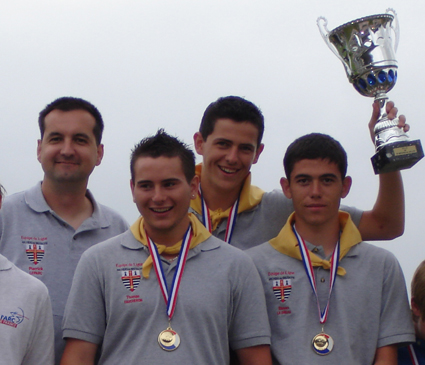 Podium �quipe gar�ons