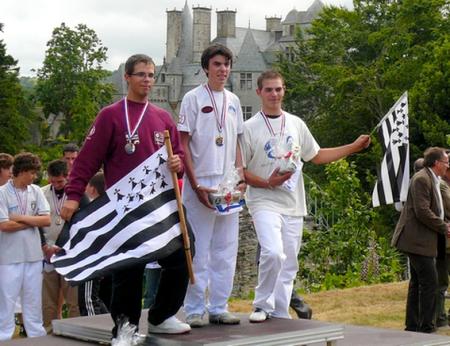 Mikael GUILY Vice-champion de France, Pierrick LAFITEAU M�daille de bronze