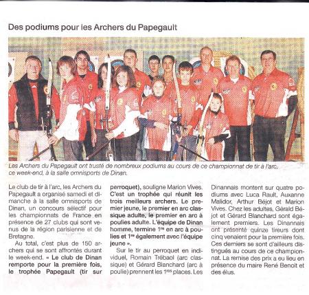 Les Papegaults � l'honneur